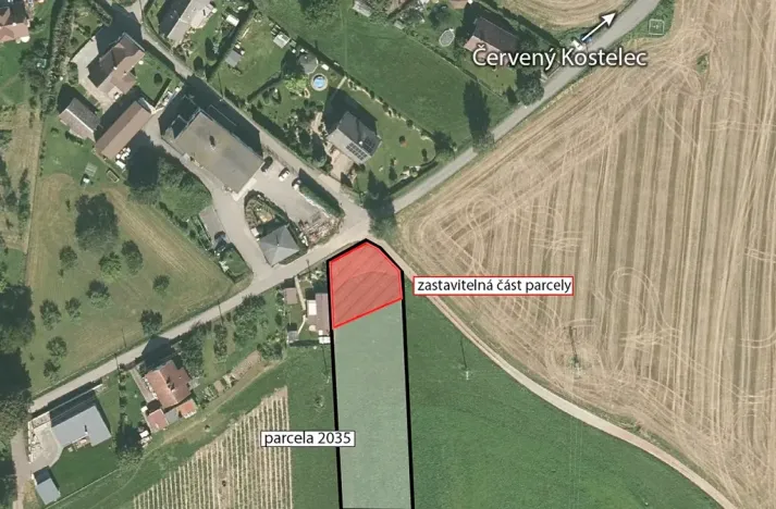 Prodej pozemku pro bydlení, Červený Kostelec, 6193 m2