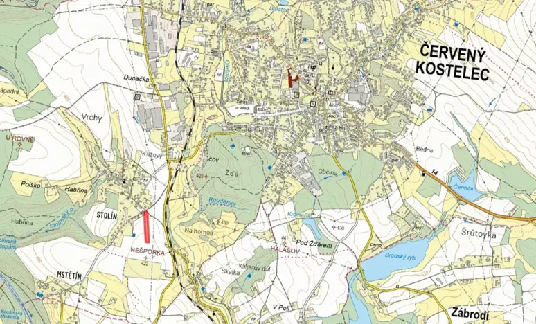 Prodej pozemku pro bydlení, Červený Kostelec, 6193 m2