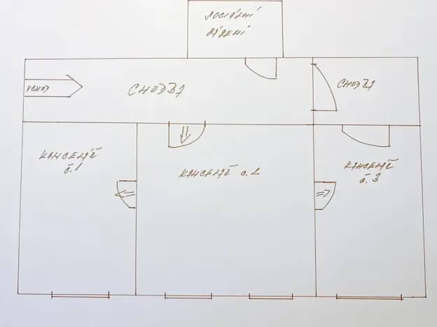 Pronájem kanceláře, Praha - Nové Město, Bolzanova, 80 m2