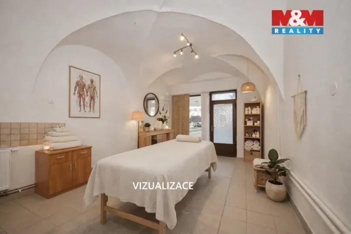 Pronájem obchodního prostoru, Polná, Sezimovo náměstí, 40 m2