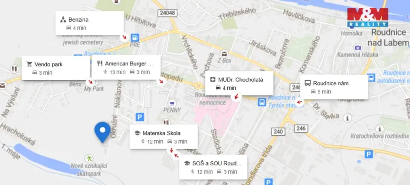 Prodej bytu 1+kk, Roudnice nad Labem, Okružní, 30 m2