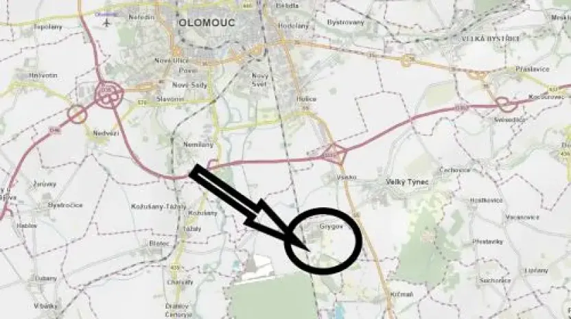 Prodej podílu pole, Grygov, 469 m2