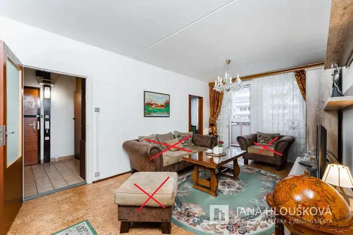 Pronájem bytu 3+1, Praha - Chodov, Bachova, 67 m2