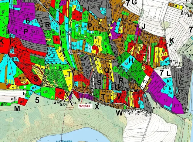 Dražba lesa, Hosty, 1258 m2