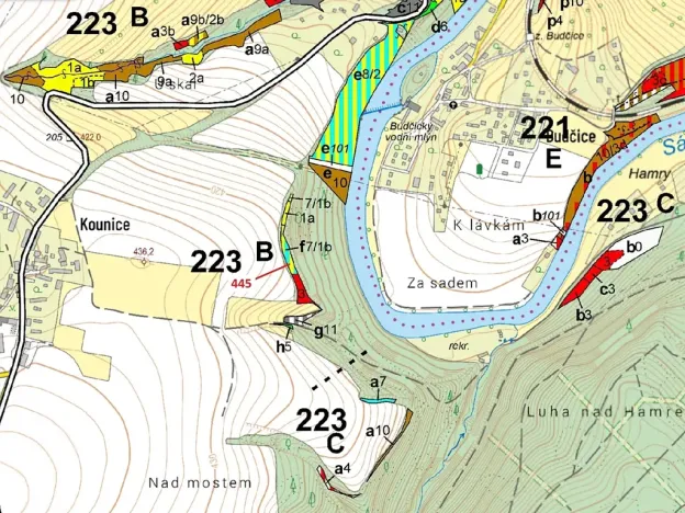 Dražba lesa, Vlastějovice, 2721 m2