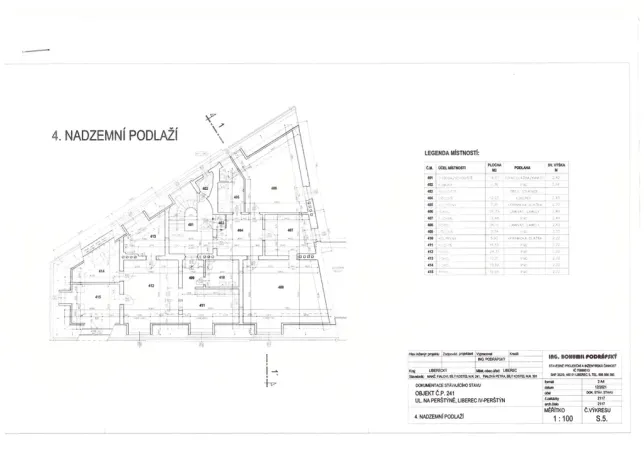 Prodej bytu 2+1, Liberec, Na Perštýně, 94 m2