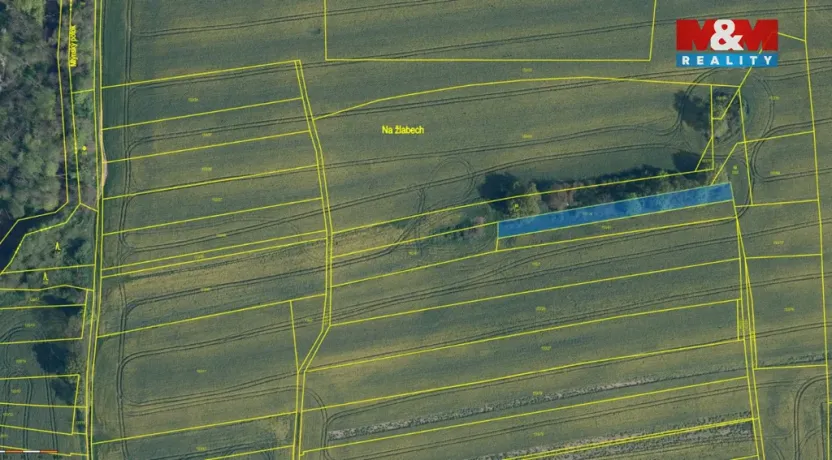 Prodej pole, Všestudy, 1355 m2