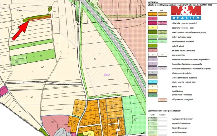 Prodej pole, Všestudy, 1355 m2