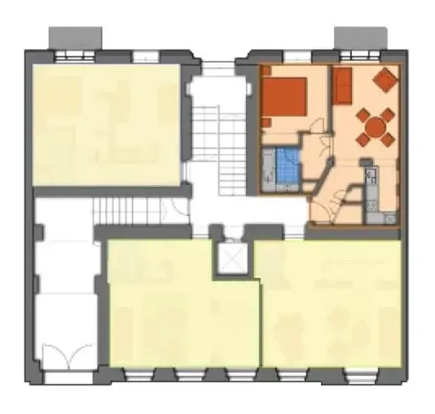 Pronájem bytu 2+kk, Praha - Vinohrady, Belgická, 42 m2