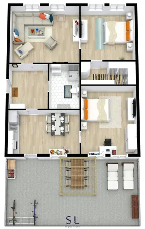 Pronájem bytu 3+1, Mimoň, Pánská, 80 m2