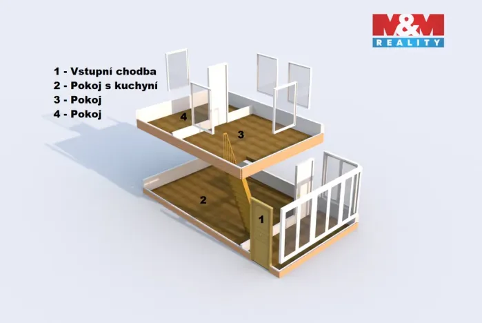 Prodej chaty, Malé Svatoňovice, Úpická, 40 m2