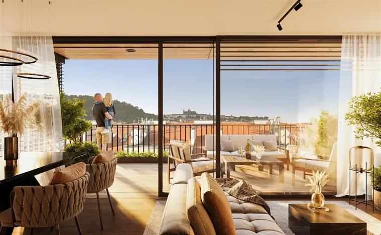 Prodej bytu 2+kk, Praha - Smíchov, Pecháčkova, 50 m2