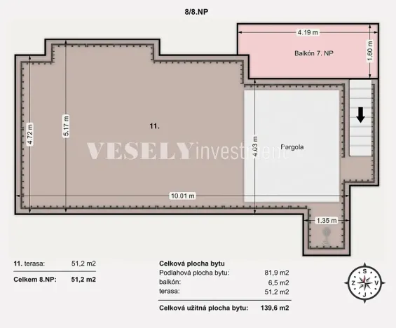 Prodej bytu 4+kk, Praha - Žižkov, Vinohradská, 139 m2