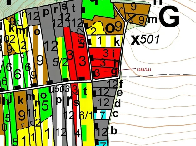 Dražba lesa, Hosty, 978 m2