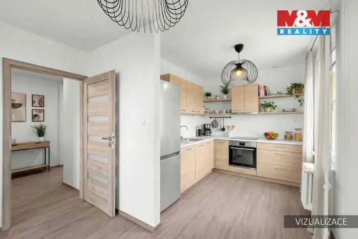 Prodej bytu 2+1, Mělník, Nová, 40 m2