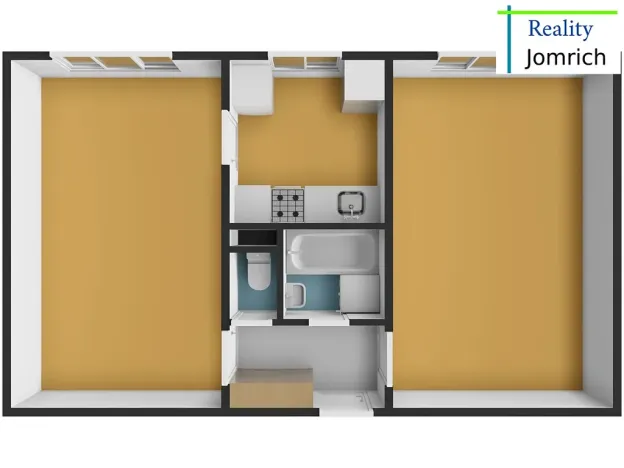 Pronájem bytu 2+1, Liberec, Školní, 45 m2
