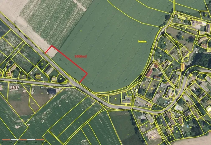 Prodej pozemku pro bydlení, Chocnějovice, 2400 m2