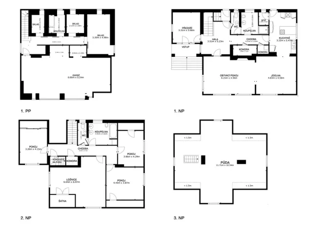 Prodej vily, Praha, Údolní, 312 m2