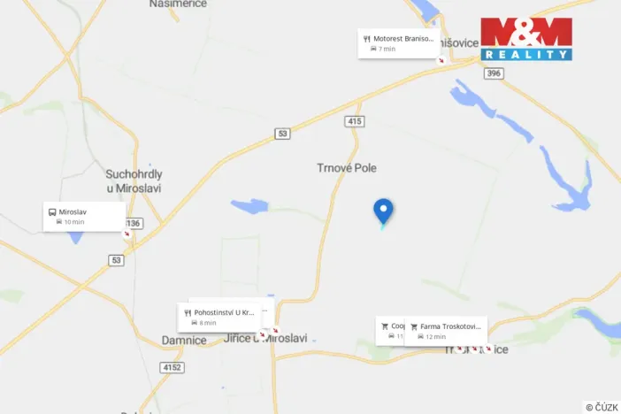 Prodej pole, Troskotovice, 10000 m2