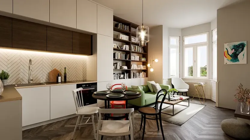 Pronájem bytu 2+kk, Praha, 57 m2