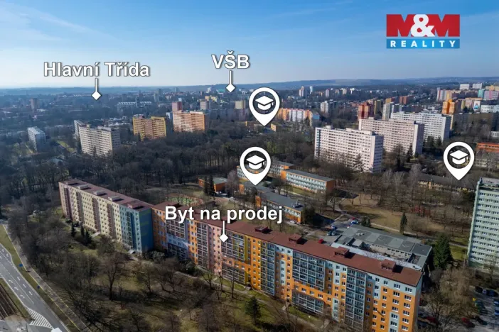 Prodej bytu 2+1, Ostrava - Poruba, Aleše Hrdličky, 51 m2