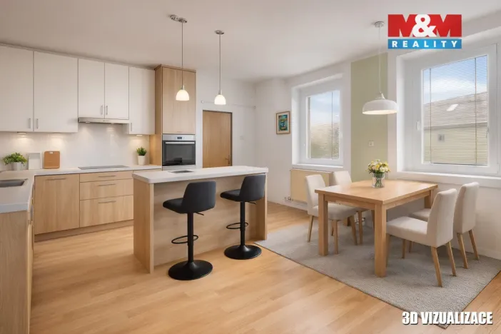 Prodej bytu 3+1, Velké Březno - Valtířov, 73 m2