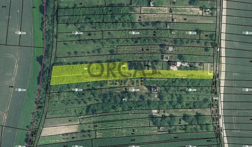 Prodej zahrady, Kyjov, 2427 m2