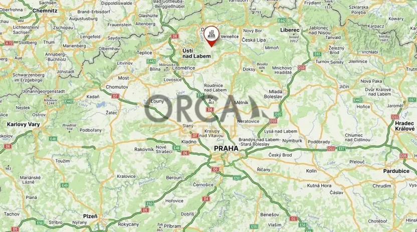 Prodej pole, Verneřice, 955 m2