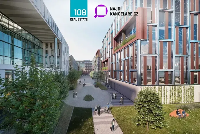 Pronájem kanceláře, Praha - Karlín, Rohanské nábřeží, 3400 m2