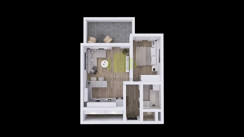 Pronájem bytu 2+kk, Olomouc, Topolová, 55 m2