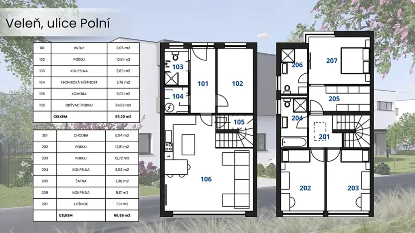 Prodej rodinného domu, Veleň, 134 m2