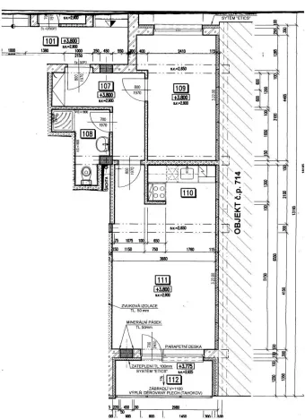 Pronájem bytu 2+kk, Teplice, Dubská, 45 m2