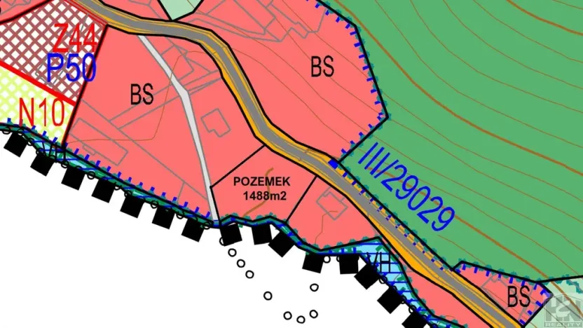 Prodej pozemku, Bedřichov, 1488 m2