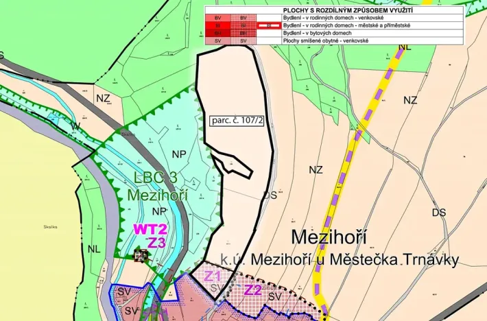 Prodej podílu pozemku pro bydlení, Městečko Trnávka, 8155 m2