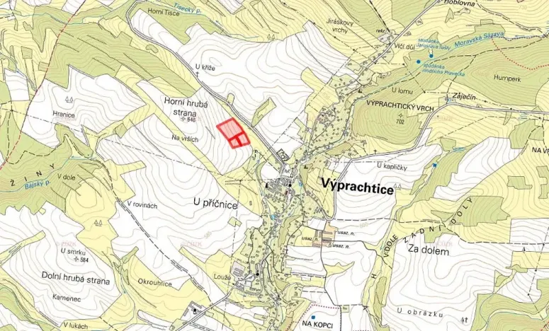 Prodej pole, Výprachtice, 10862 m2