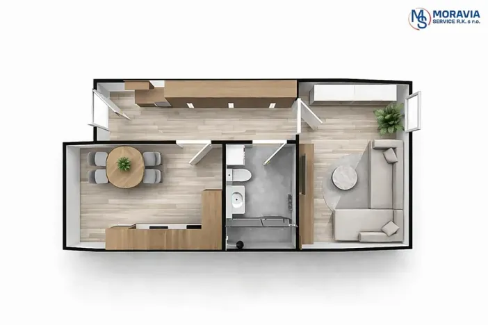 Prodej bytu 1+1, Olomouc, Javoříčská, 54 m2