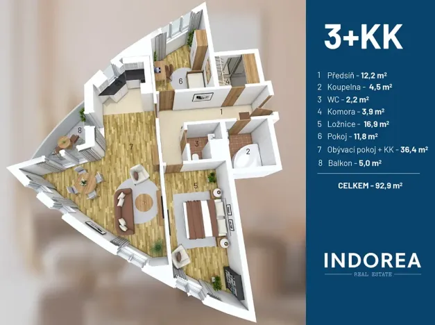 Prodej bytu 3+kk, Praha - Stodůlky, Tlumačovská, 88 m2