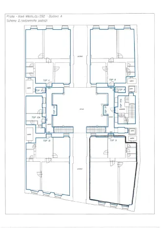 Pronájem kanceláře, Praha - Nové Město, Krakovská, 120 m2