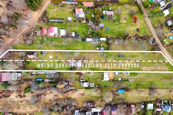 Prodej zahrady, Jemnice, 1605 m2