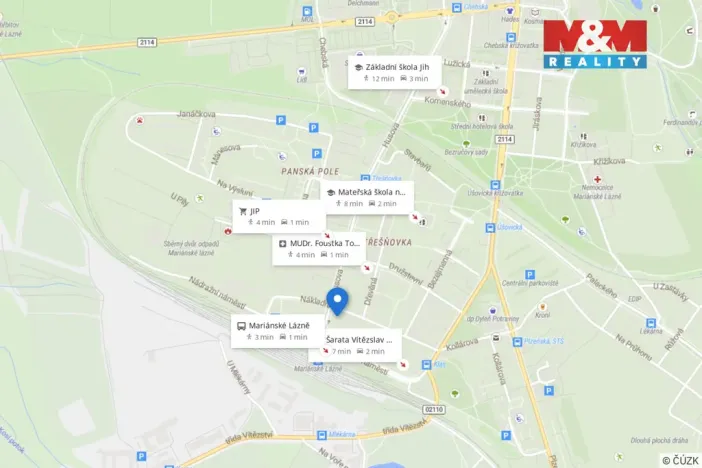 Prodej bytu 2+kk, Mariánské Lázně, Husova, 48 m2