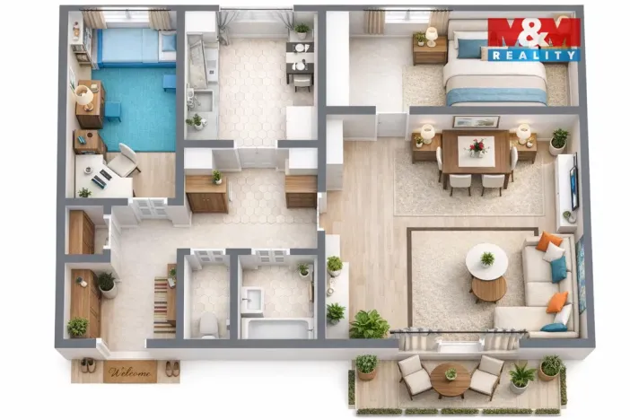 Prodej bytu 3+1, Brno - Starý Lískovec, Kyjevská, 62 m2