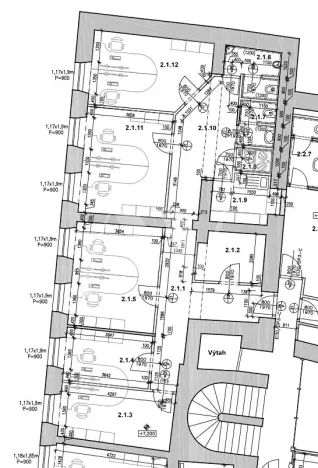 Pronájem kanceláře, Praha - Nové Město, Myslíkova, 117 m2