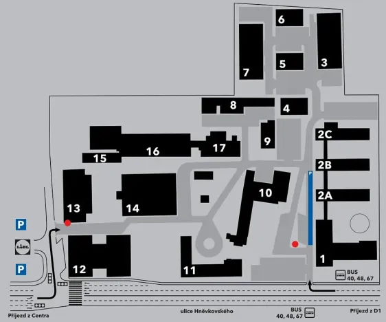 Pronájem kanceláře, Brno, Hněvkovského, 11 m2