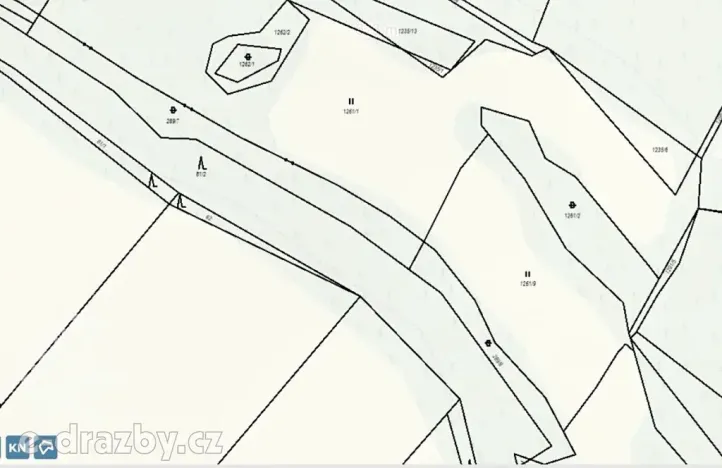 Dražba pozemku, Sušice, 4383 m2