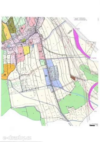 Dražba pole, Semanín, 9293 m2