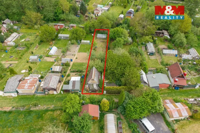 Prodej zahrady, Cheb - Háje, 329 m2