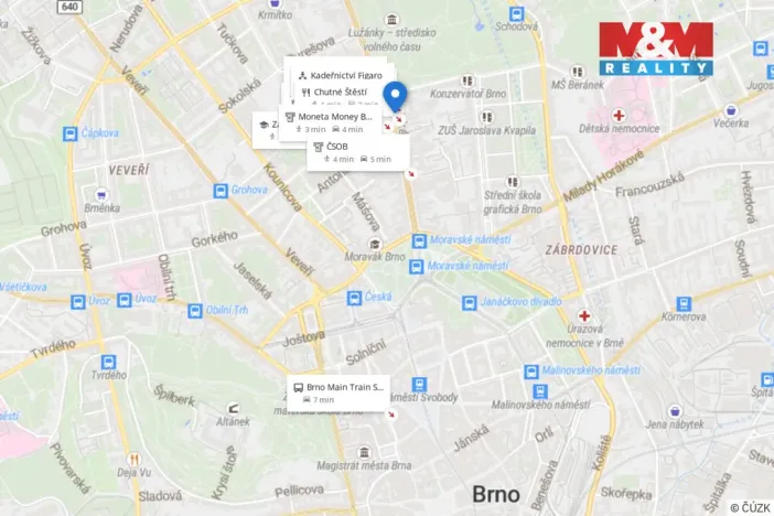 Pronájem bytu 2+1, Brno, Lidická, 70 m2