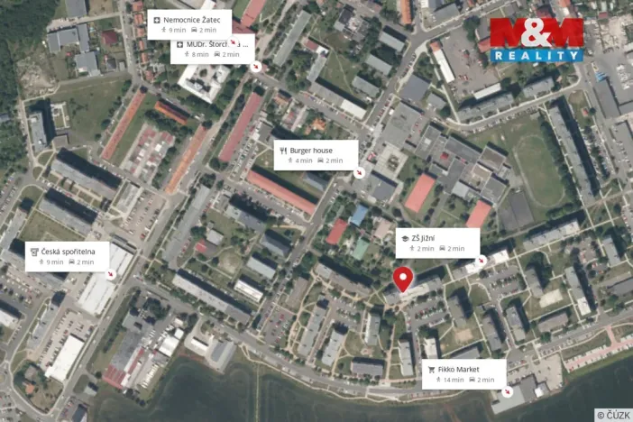 Pronájem bytu 1+1, Žatec, Javorová, 34 m2