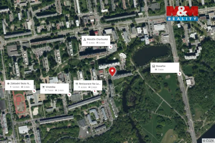 Pronájem bytu 2+1, Pardubice - Polabiny, Lonkova, 47 m2