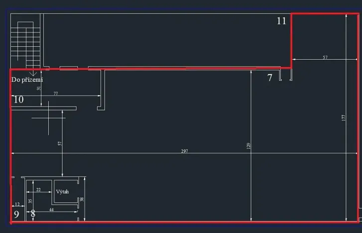 Pronájem skladu, Litoměřice, Michalovická, 391 m2